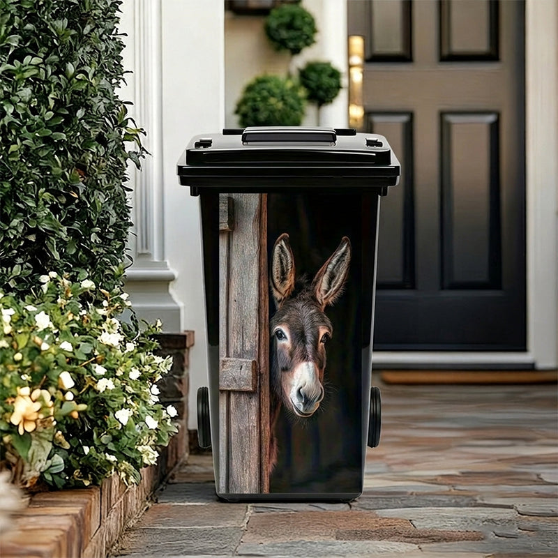 🔥 Animal Floral Print Bin Sticker