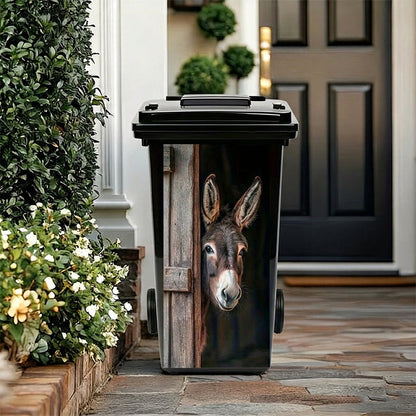 🔥 Animal Floral Print Bin Sticker