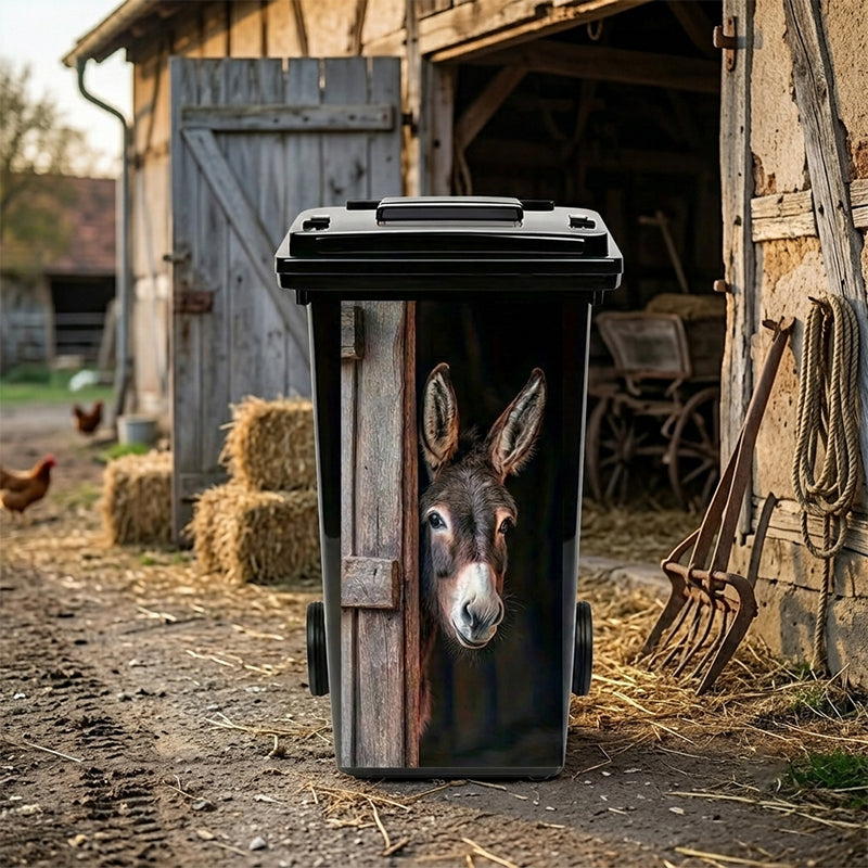 🔥 Animal Floral Print Bin Sticker