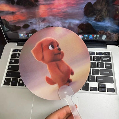 ✨ Stay Cool with the Cutest Puppy Hand Fan! 🐶🌬️