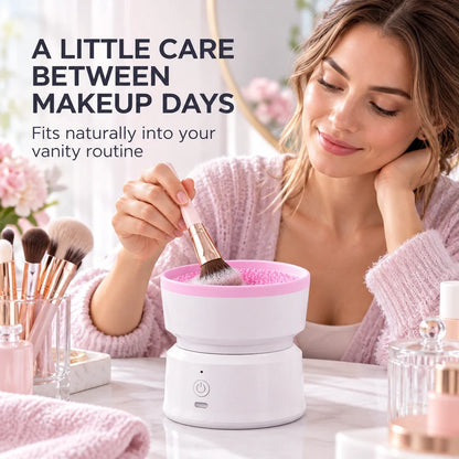 Meritessia Rechargeable Electric Makeup Brush Cleaner