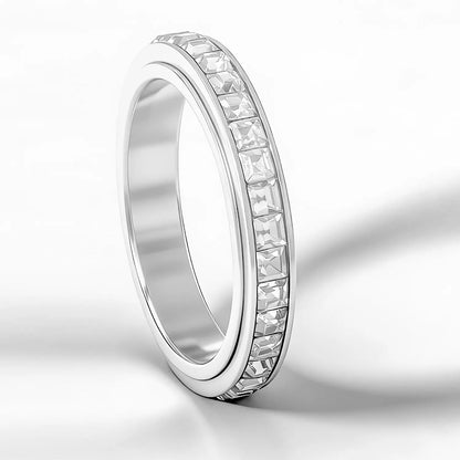 💥New Arrival | September Laurel Anxiety Rings for Women and men Titanium Steel Spinner Fidget Band
