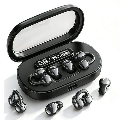 🎧 3-in-1 Smart Slide Wireless Earbuds Set with LED Power Display