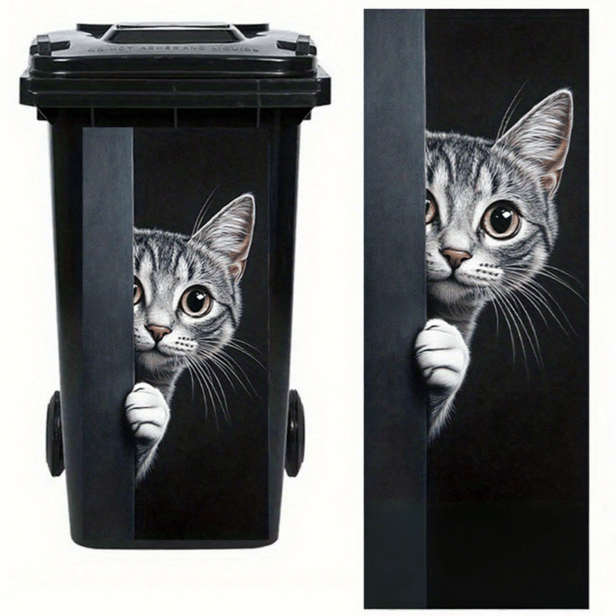 🔥 Animal Floral Print Bin Sticker