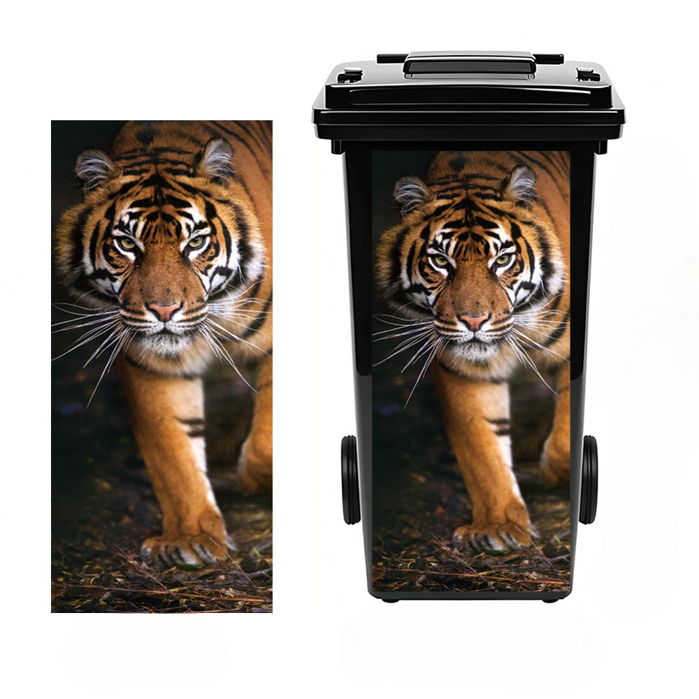 🔥 Animal Floral Print Bin Sticker