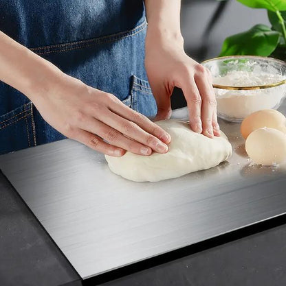 🔥🥩 SteelGuard™ Stainless Steel Chopping Board  ✨