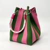 🌴 Boho Woven Bucket Bag for Women- Handmade Woven Summer Beach Shoulder Bag