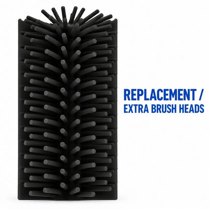 Hedgehog Silicone Pet Hair Drill Brush Set – Drill-Powered Silicone Brushes for Pet Hair, Carpet & Upholstery