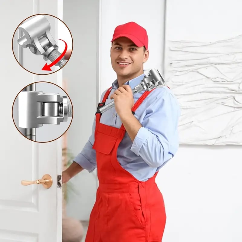 🔧 Adjustable door gap screw lever