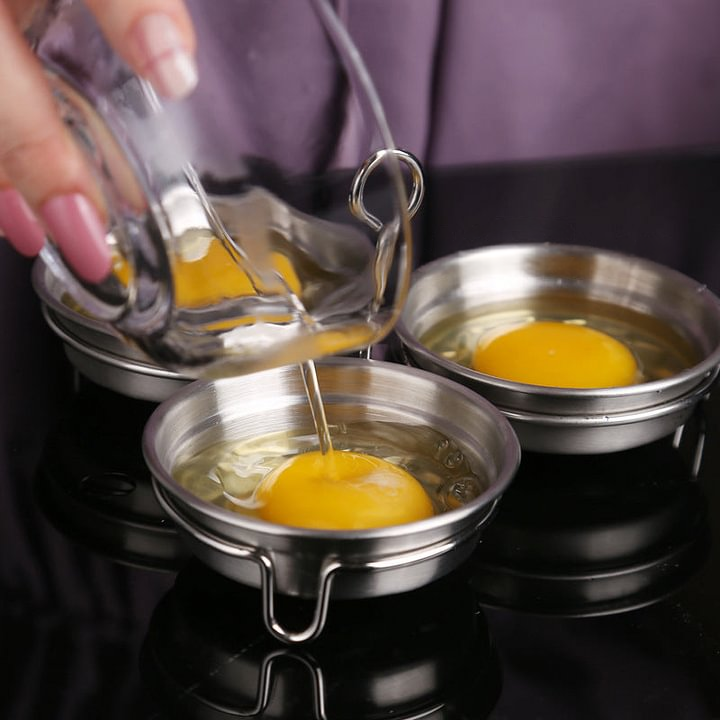 🎁 HOT SALE 50% OFF! 🥚 304 Stainless Steel Egg Cooker – Premium Food-Grade, Sturdy Mold Frame & Easy Unmolding ✨