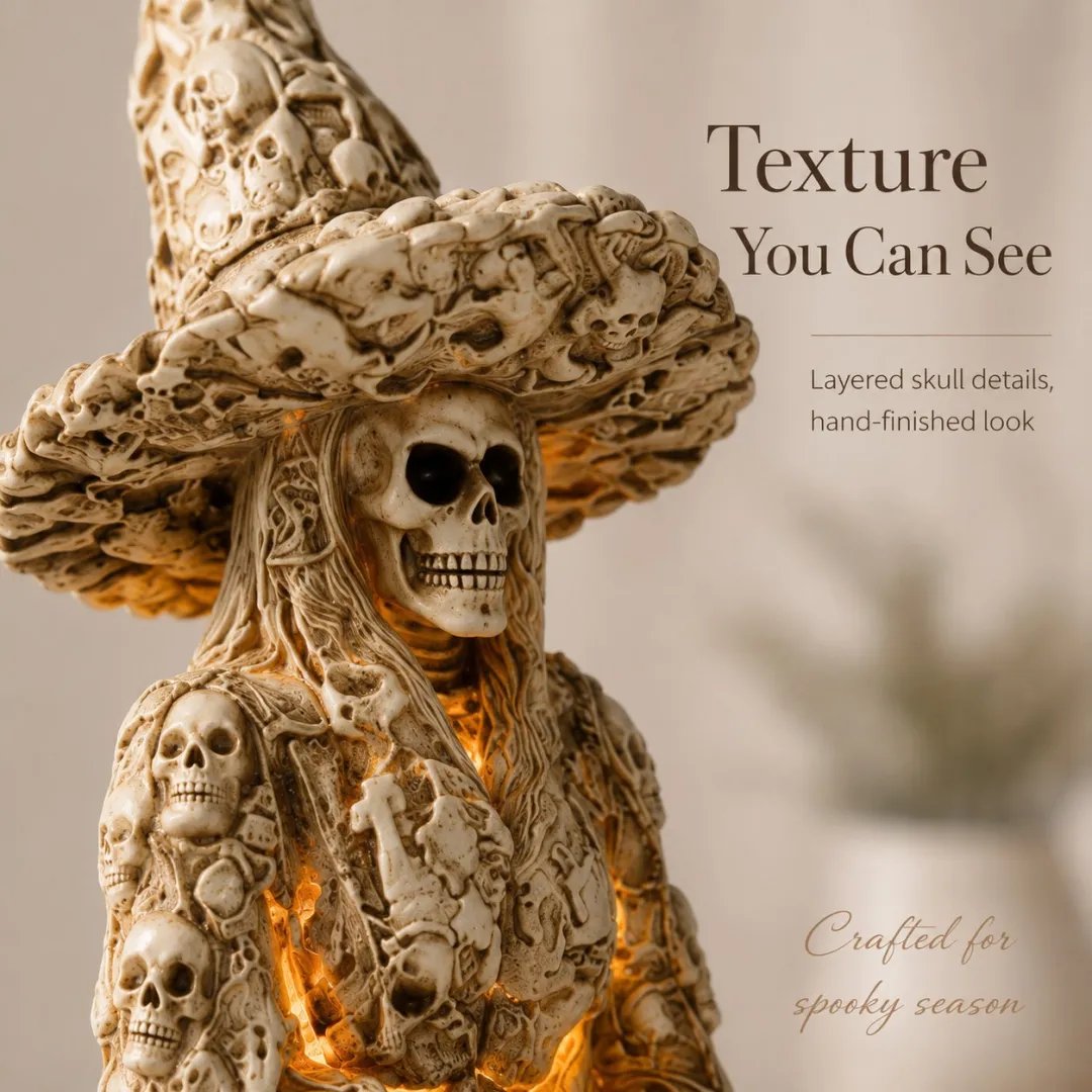 ✨Skeleton Witch Ornament