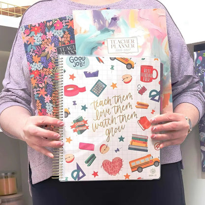 📚🧑‍🏫 2026-27 Teacher Planner | Interchangeable Cover (✨Hardcover)