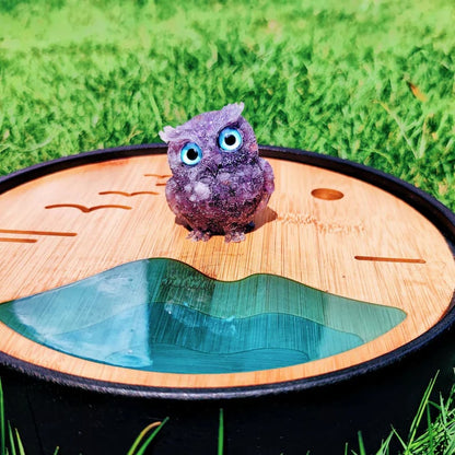 🔥Handmade Natural Crystal Gemstone Owl-BUY 2 FREE SHIPPING