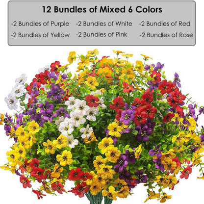 💥Only $1.98 Last Day Promotion!🌺UV Resistant Colorful Artificial Flower🌺