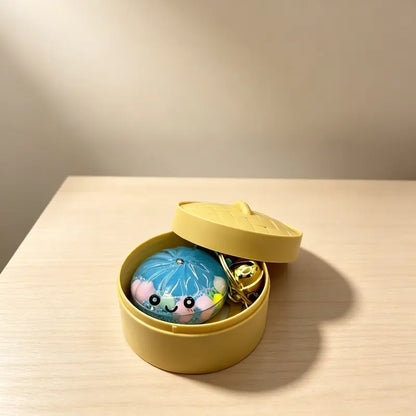 Glow In The Dark Kawaii Bao Bun Keychain