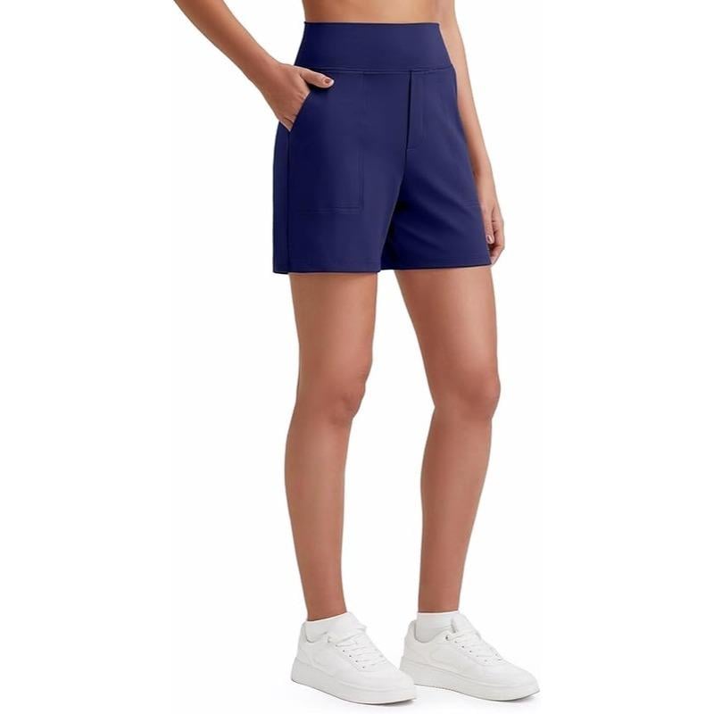 🏋️‍♀️🏃‍♀️Women’s High-Waist Athletic Shorts – Running & Yoga Summer Shorts with Pockets(🔥Buy 2 Get EXTRA  10% OFF)