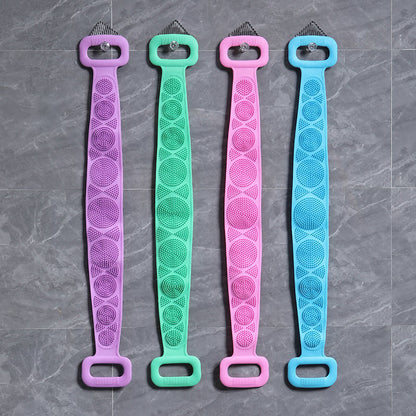 Silicone Bath Brush – Double-Sided Exfoliating Back Scrubber