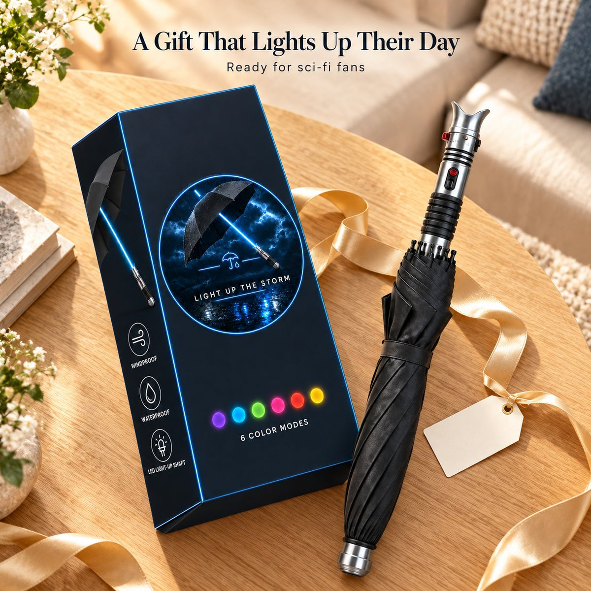 ☔ Light-up Lightsaber Umbrella