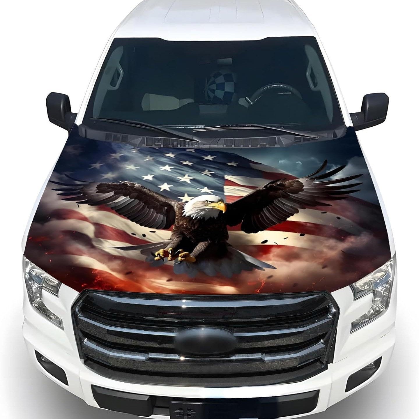🌟🎉US Independence Day Car Hood Cover
