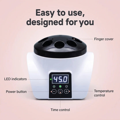 Professional Steam Gel Nail Remover | Digital Display At-Home Steamer