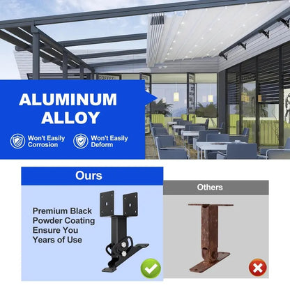 🏗️ Adjustable‑Angle Pergola Roof Riser Brackets | Heavy‑Duty Outdoor Mount Supports