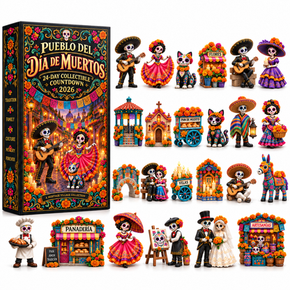 🌼 Pueblo del Día de Muertos 2026 – 24-Day Collectible Village Countdown