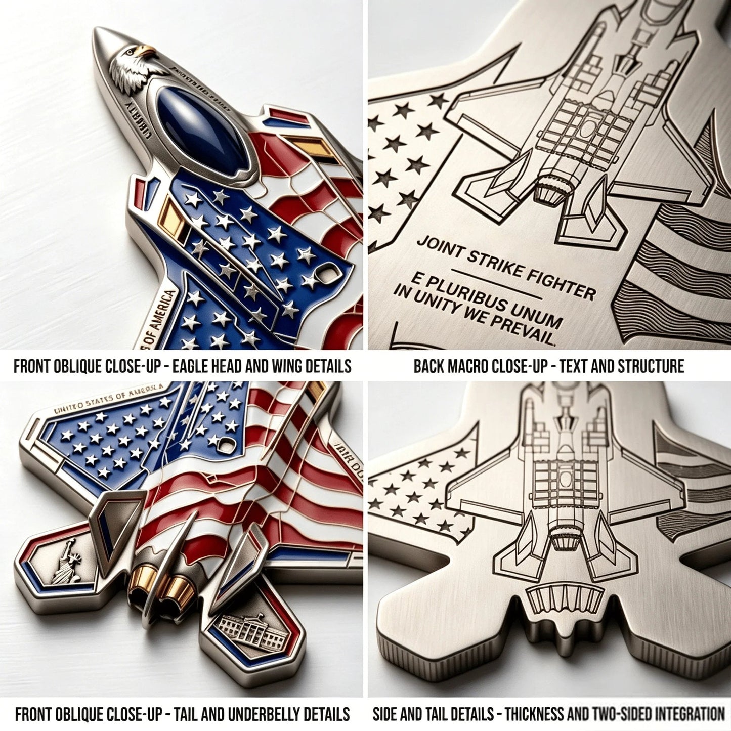 ✈️35th Anniversary Fighter Collector's Medallion - Limited Edition Metal Art🔥