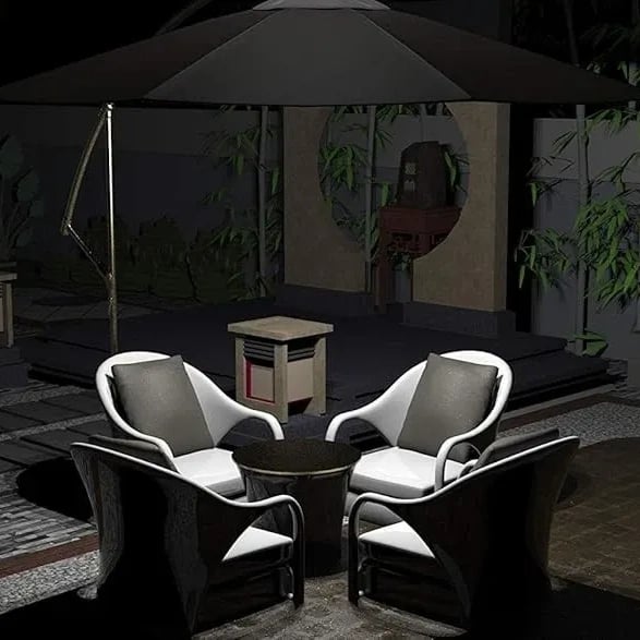 💕Hot sale 49% OFF💡🌙 Magictec 44 LED Patio Umbrella Cordless Lights with 3 Lighting Modes Operated by 4 AA Battery