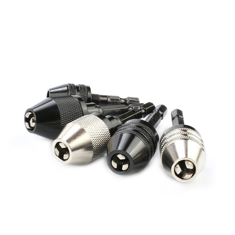 3-jaw chuck for electric screwdrivers and drills – keyless, quick-change & compatible with round and hexagonal shanks – perfect for hobby, renovation and precision work 🛠️✨