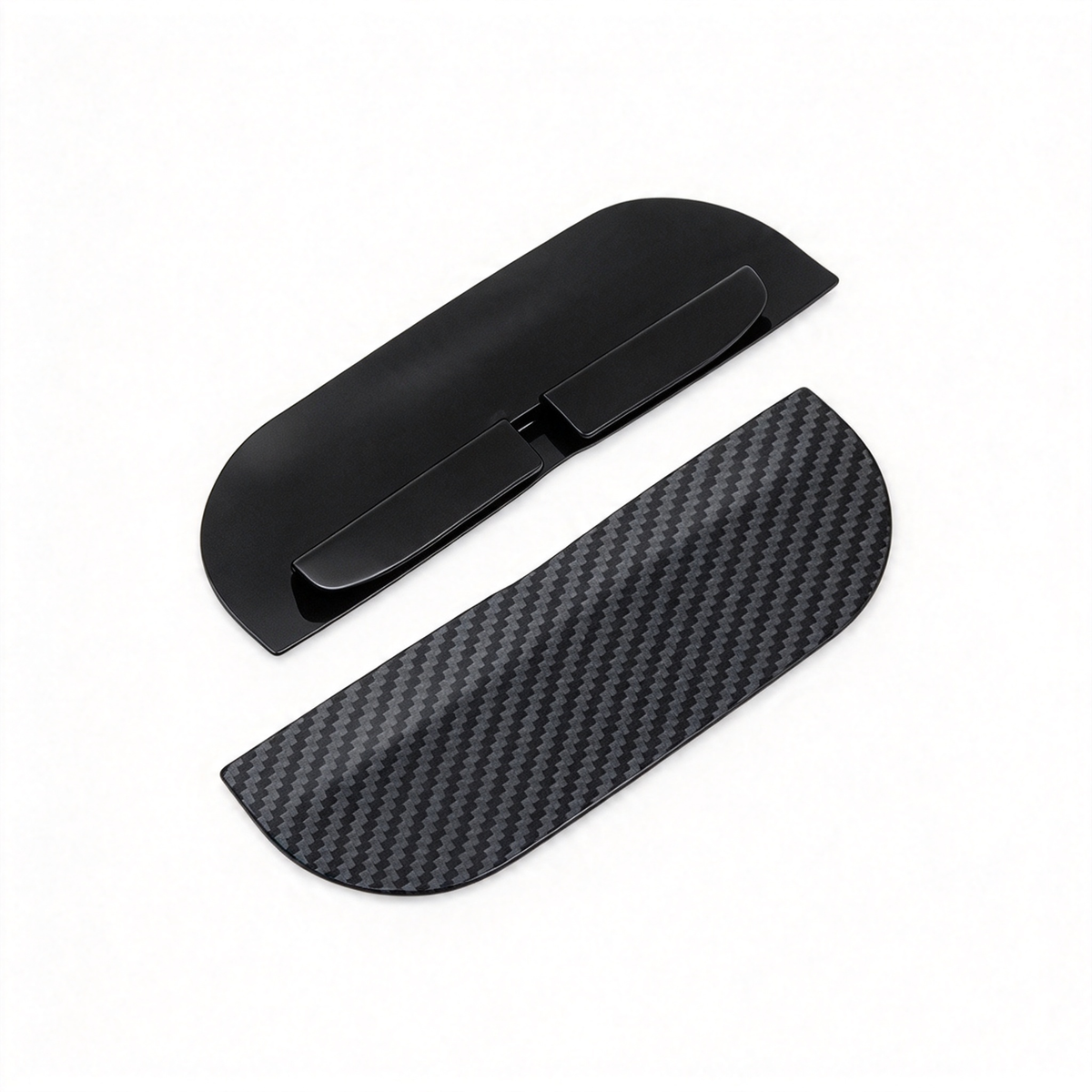 🔥 HOT SALE 49% OFF ☂️2 Pack Carbon Fiber Rain Eyebrow — Clear Rearview Mirror in Rain