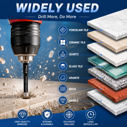 6 Pcs Diamond Drill Bits Set