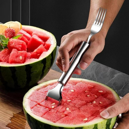 🎁Buy 1 Get 1 Free🍉Upgraded Watermelon Fork Slicer Cutter Tool