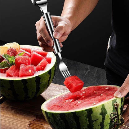 🎁Buy 1 Get 1 Free🍉Upgraded Watermelon Fork Slicer Cutter Tool