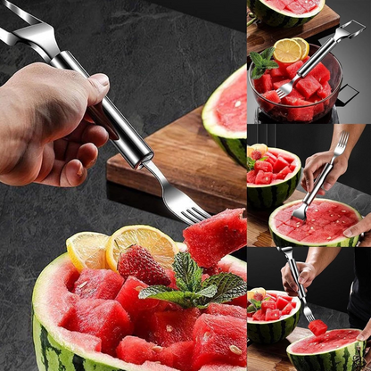 🎁Buy 1 Get 1 Free🍉Upgraded Watermelon Fork Slicer Cutter Tool