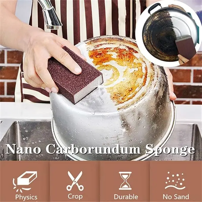 🔥LAST DAY 70% off🧽  Powerful cleaning sponge, suitable for non-electric descaling
