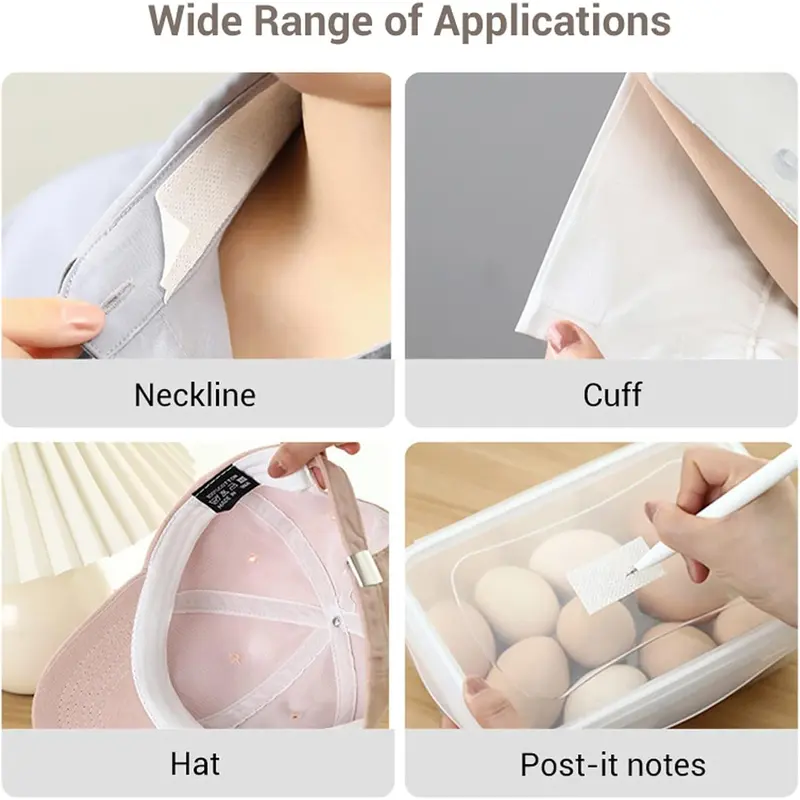 🎁2 Rolls Invisible Sweat Pads & Collar Protectors for Shirts – Unisex Sweat Guard