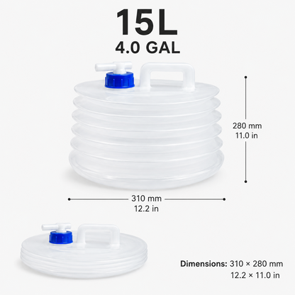 💧 – Collapsible Water Container with Spigot