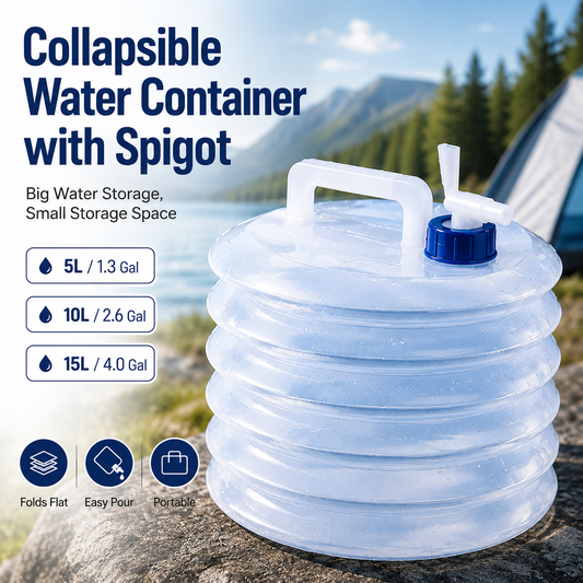 💧 – Collapsible Water Container with Spigot