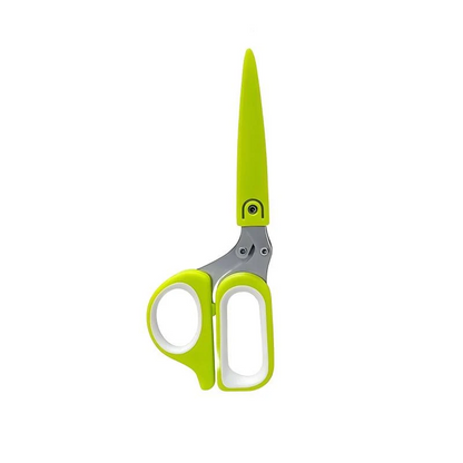 ✂️Herb Scissors 5 Blade Kitchen Shears, Multipurpose Herb Cutter with Safety Cover & Cleaning Comb for Basil Chive Parsley