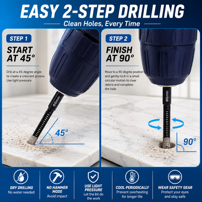 6 Pcs Diamond Drill Bits Set