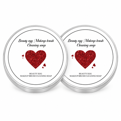 🫧 Makeup Brush Cleaning Soap with Silicone Scrub Pad | 100g ✨