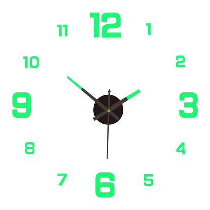 🥳2026 HOT SALE🥳⏰3D DIY Luminous Acrylic Wall Clock Set