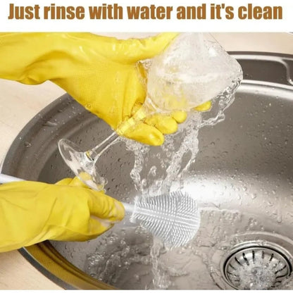 🌟 Buy One Get One Free! 🌟360° Silicone Bottle Cleaning Brush with Long Handle