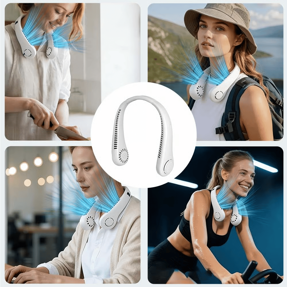 🍃360° Portable Bladeless Neck Fan
