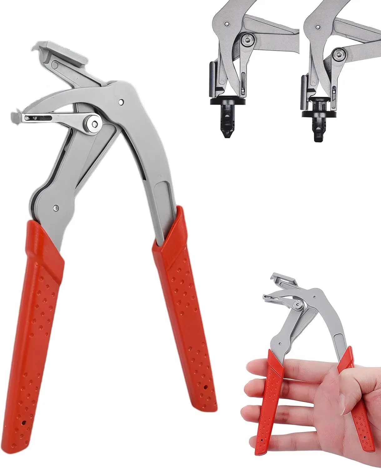 🔥Car Clip Pliers & Trim Removal Tool, Spring-Loaded Fastener Rivet Remover for Auto Door Panels