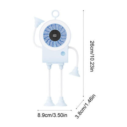 🌟🤖 Cute Robot Shaped Multi-scene Portable Desk Fan