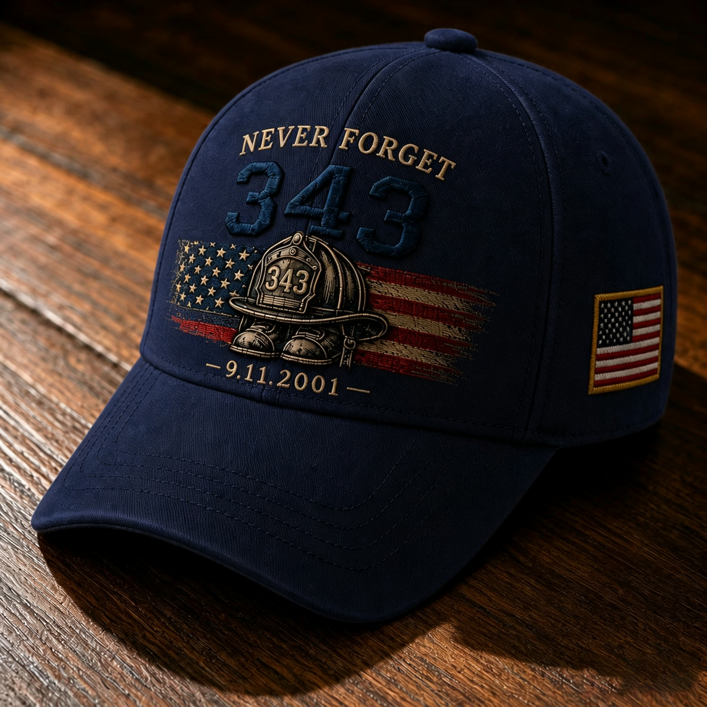 🧢Never Forget 343 Memorial Cap 🎁 Buy the Cap Get the Matching Tribute Coin FREE