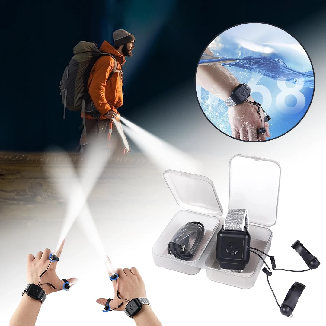 Repairing and lighting for night fishing flashlights