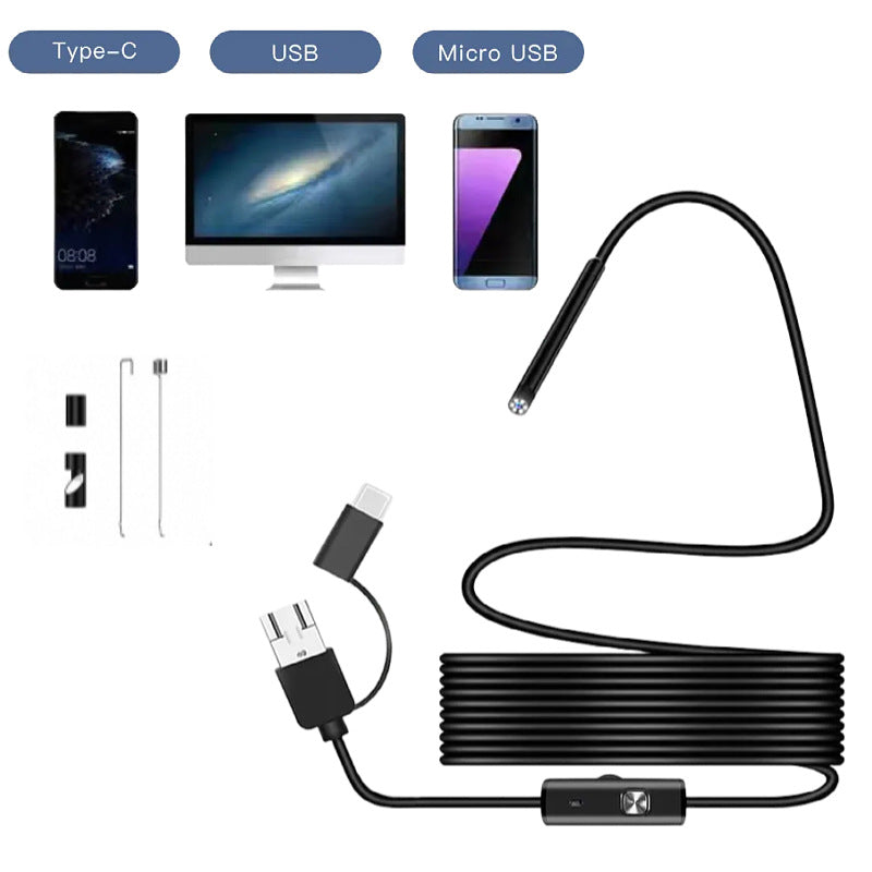 💥LIMITED-TIME 50% OFF!🔥High-Resolution Waterproof Endoscope Camera