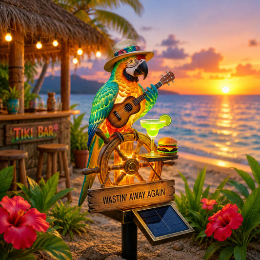 🎁Last Day 49% OFF🔥 - 🌴 Solar-Powered Parrot Garden Light